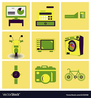 Digital photography sign symbols digital vector image