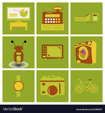 Digital photography sign symbols digital vector image
