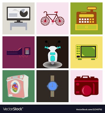 Digital photography sign symbols digital vector image