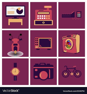 Digital photography sign symbols digital vector image