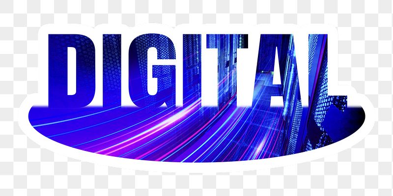 Digital  png word sticker, | Free PNG - rawpixel