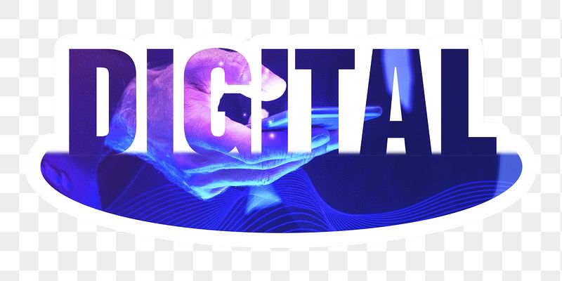 Digital  png word sticker, | Free PNG - rawpixel