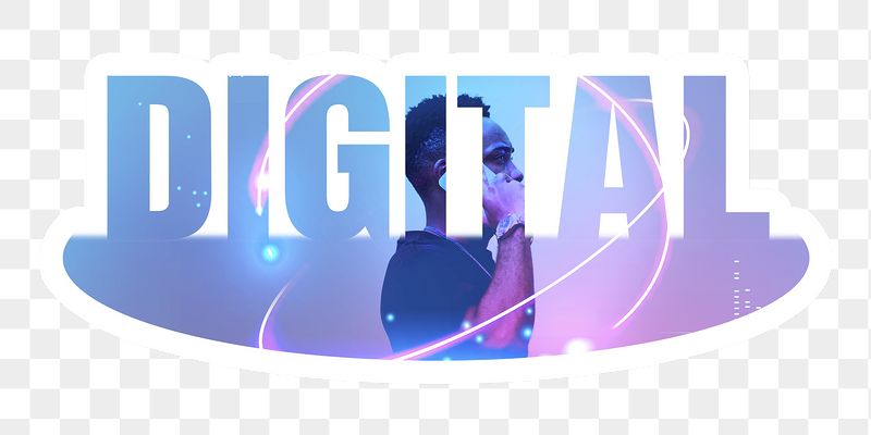 Digital  png word sticker, | Free PNG - rawpixel
