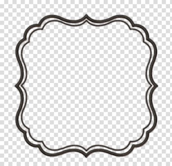 Digital scrapbooking Frames Cricut , text frame transparent background PNG clipart