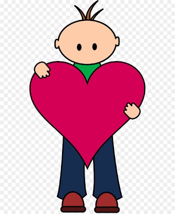 Digital stamp Heart Valentines Day Free content Clip art - Boy Heart Cliparts 
