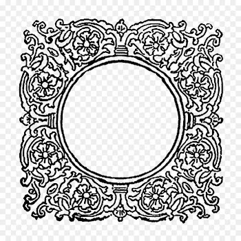 Digital stamp Picture Frames Computer Decorative arts Pattern - flourish frame 