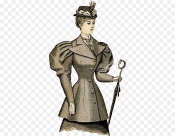Digital stamp Postage Stamps Mail Vintage clothing Victorian era - dress 