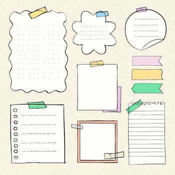 Digital stickers  vector pastel set in hand… | Free stock illustration | High Resolution graphic