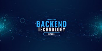 Digital technology background with glowing lines mesh Free Vector