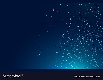 digital technology blue particle background with