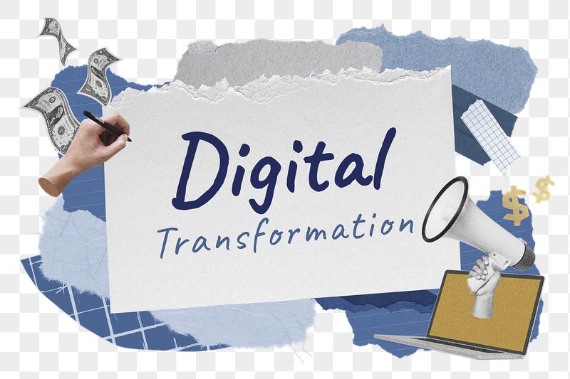 Digital Transformation png word sticker | Free PNG - rawpixel