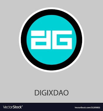 Digixdao dgd digital cryptocurrency logo digixdao vector image