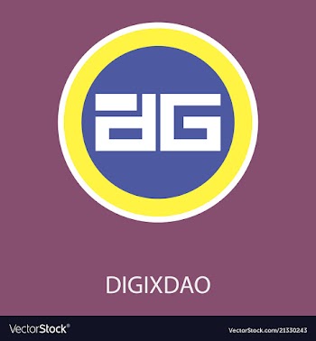 Digixdao dgd digital cryptocurrency logo digixdao vector image