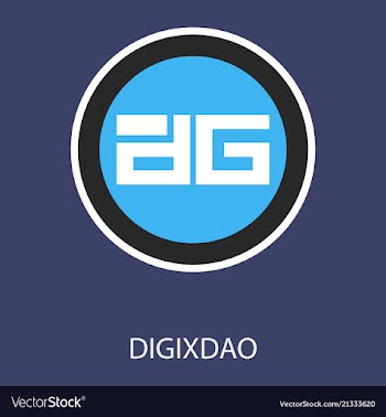 Digixdao dgd digital cryptocurrency logo digixdao vector image