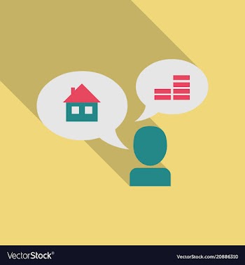Dilemma of businessman thinking man with idea vector image