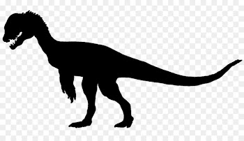 Dilophosaurus Dinosaur Clip art Silhouette Wiki -  