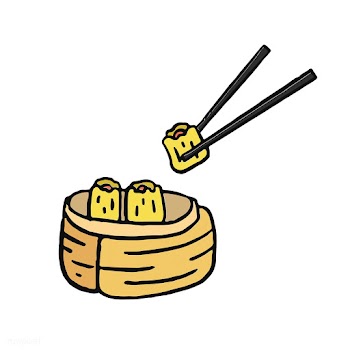 Dim sum, Chinese cuisine menu illustration | Free stock vector - 439693