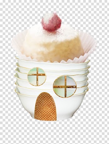 Dim sum Cupcake Dessert , Cookie house transparent background PNG clipart