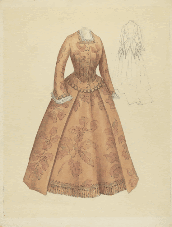 Dinner Dress (1935&ndash;1942) by Hedwig | Free Photo - rawpixel