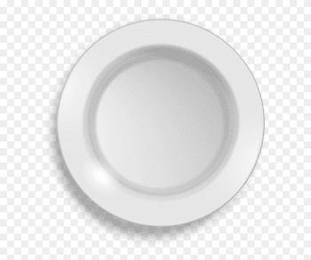 Dinner Plate Black And White Clipart - Png Download (#1911579 ...