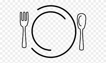 Dinner Plate Clip Art At Clker Com Vector Clip Art - Plate Fork And Knife Clipart