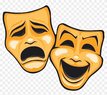 Dinner Theatre Clipart - Theatre Masks Comedy Tragedy