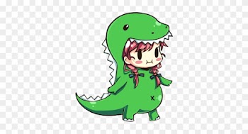 Dino - Cute Chibi Dino Girl