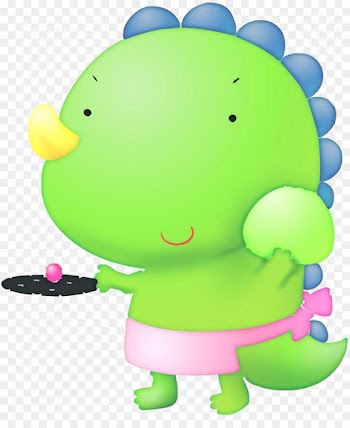 Dinosaur Cartoon Cuteness Illustration - Dinosaur movement 