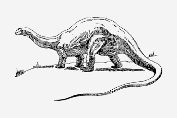 Dinosaur clipart, extinct animal vintage | Free Vector - rawpixel