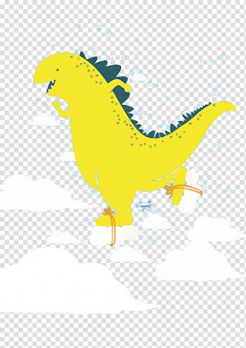 Dinosaur Cloud Euclidean , Happy Dinosaur transparent background PNG clipart