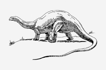 Dinosaur drawing, extinct animal vintage | Free Photo - rawpixel