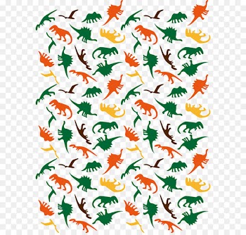 Dinosaur Drawing Motif Euclidean vector Clip art - Dinosaur pattern background material 
