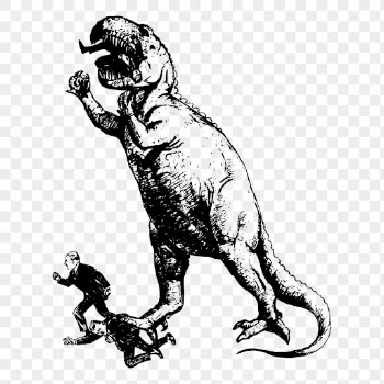 Dinosaur drawing png sticker vintage | Free PNG - rawpixel