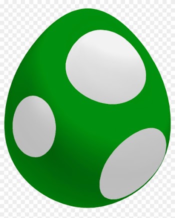 Dinosaur Eeg Clipart - Baby Yoshi Egg