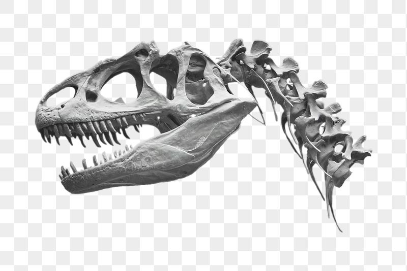 Dinosaur fossil png sticker, extinct | Free PNG - rawpixel