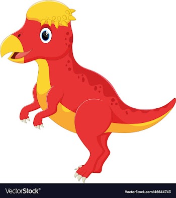 dinosaur on a white background