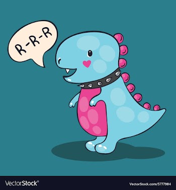 Dinosaur vector image