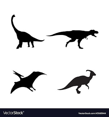 dinosaurs silhouette