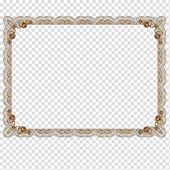 Diploma Akademický certifikát , golden frame transparent background PNG clipart