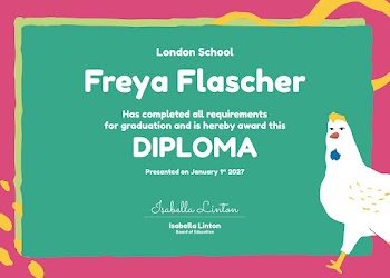Diploma education certificate template, creative | Free PSD Template - rawpixel