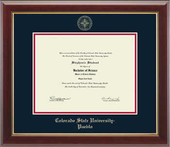 DIPLOMA FRAME EMBOSSED | Colorado State University - Pueblo Bookstore