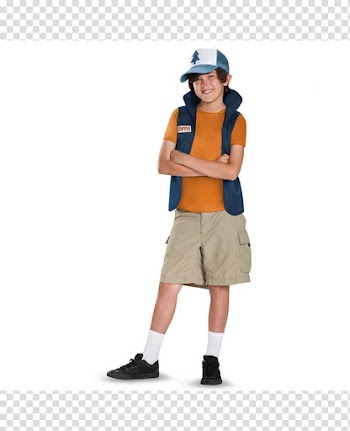 Dipper Pines Halloween costume Bill Cipher Party City, Halloween transparent background PNG clipart