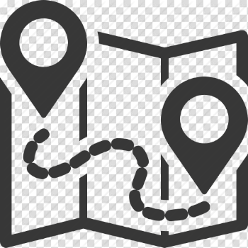 Directions, gps, map, route icon