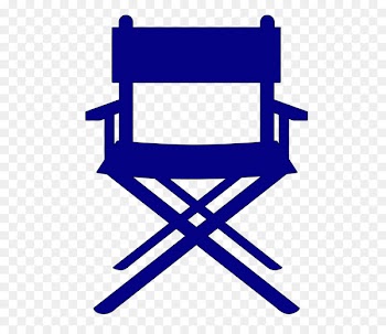 Directors Chair, Film, Stock Photography, Line, Electric Blue PNG