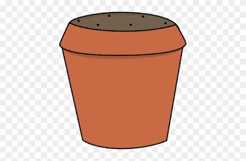 Dirt Filled Flower Pot - Empty Flower Pot Clipart