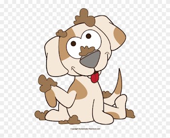 Dirty Dog Clipart - Dog