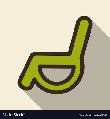 Disabled icon sign wheelchair handicap symbol vector image