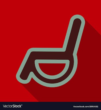Disabled icon sign wheelchair handicap symbol vector image