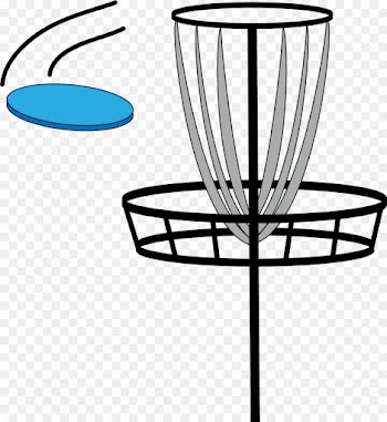 Disc Golf, Golf, Flying Discs, Basketball Hoop, Line PNG