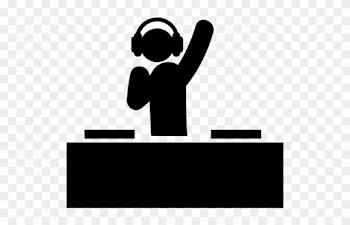 Disc Jockey Clip Art - Clipart Of Girls Dj